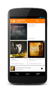 Google Play Music da smartphone.