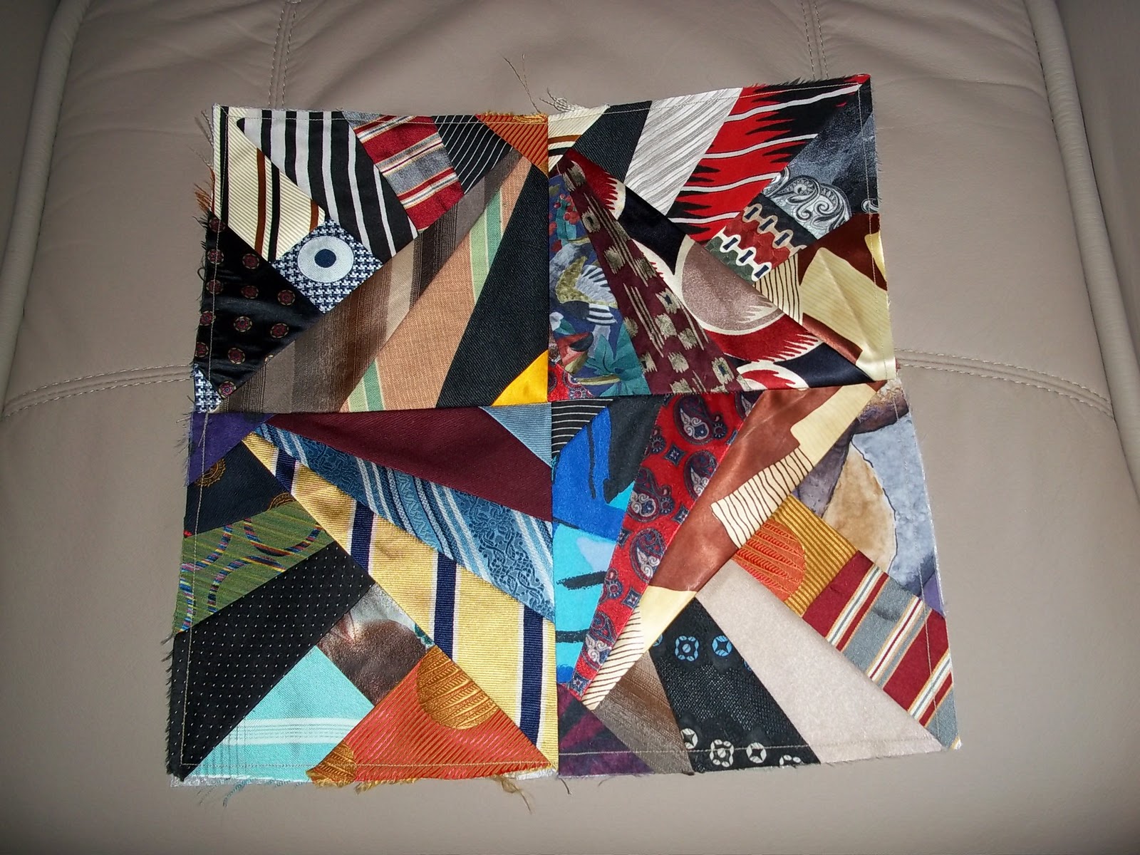 The Sewing World of Stormee Neck Tie Quilt