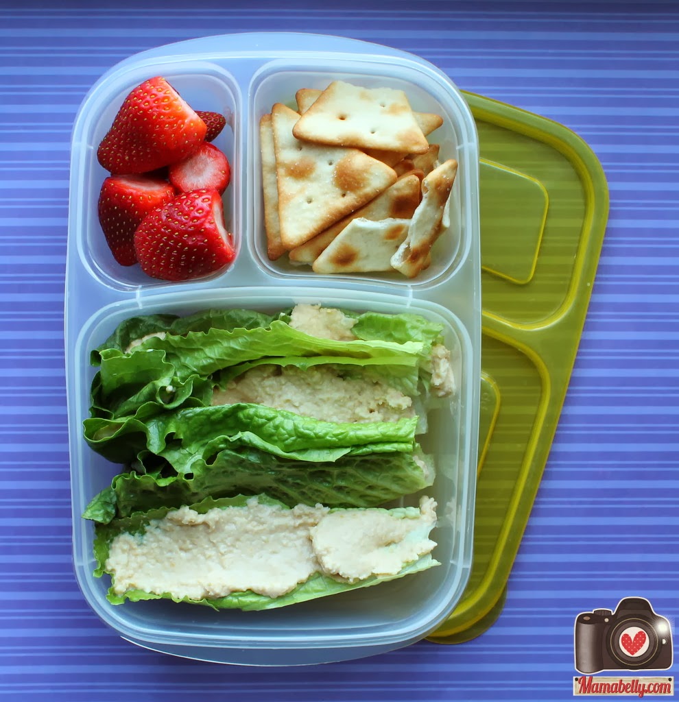 Mamabelly's Lunches With Love Hummus Lunch in Easylunchboxes with {Recipe}