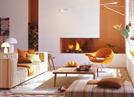 Sala con chimenea - Salas con estilo