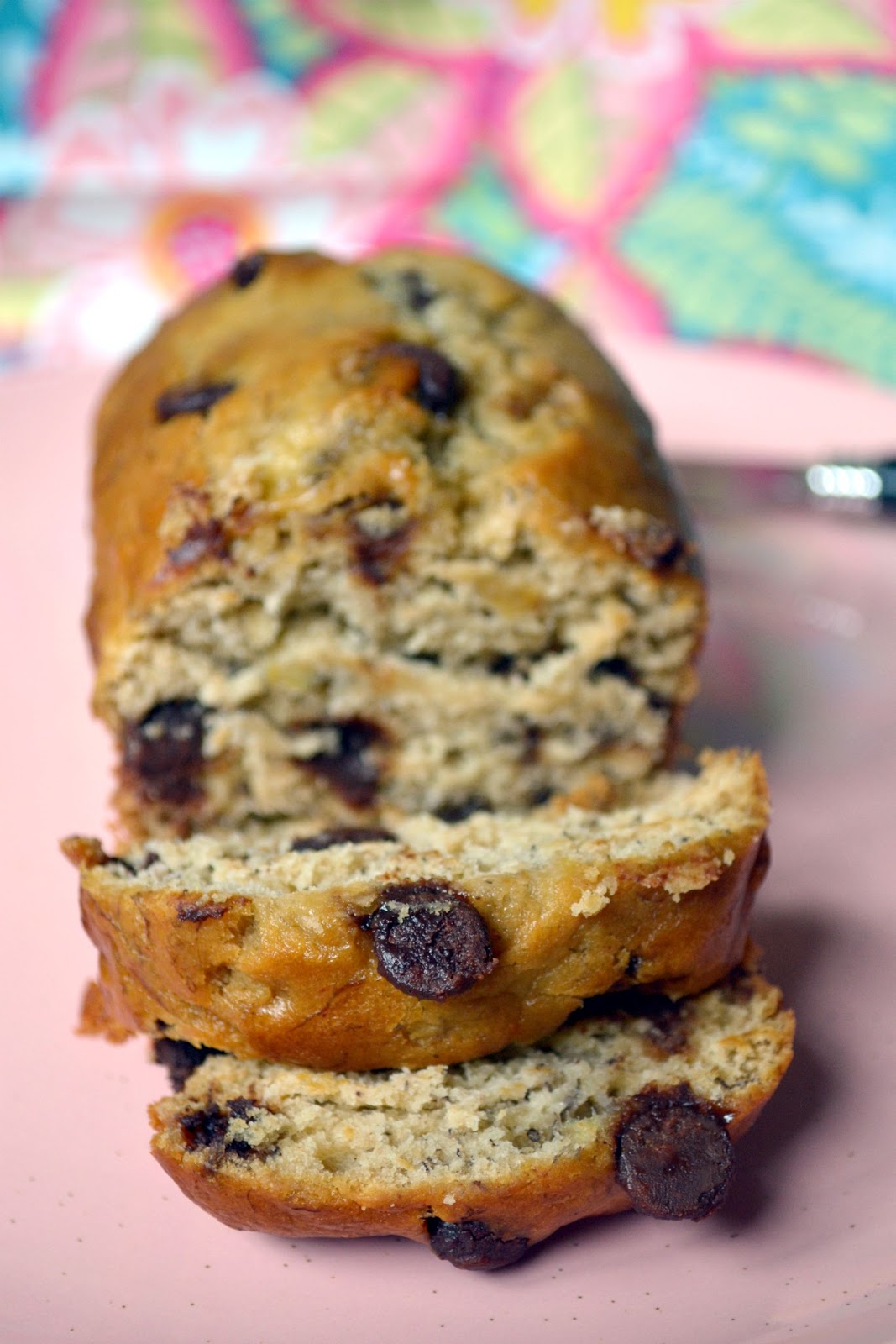 What Katie's Baking Super Soft Chocolate Chip Sour Cream Banana Bread
