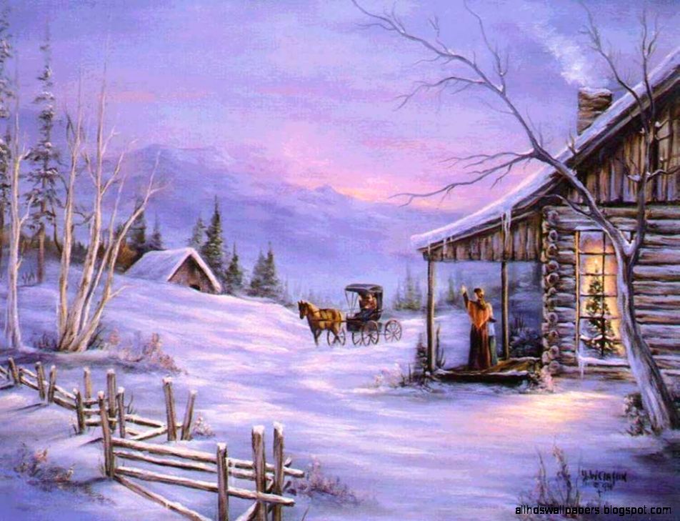 Christmas Winter Scenes Screensavers Christmas Winter Scenes Screensavers