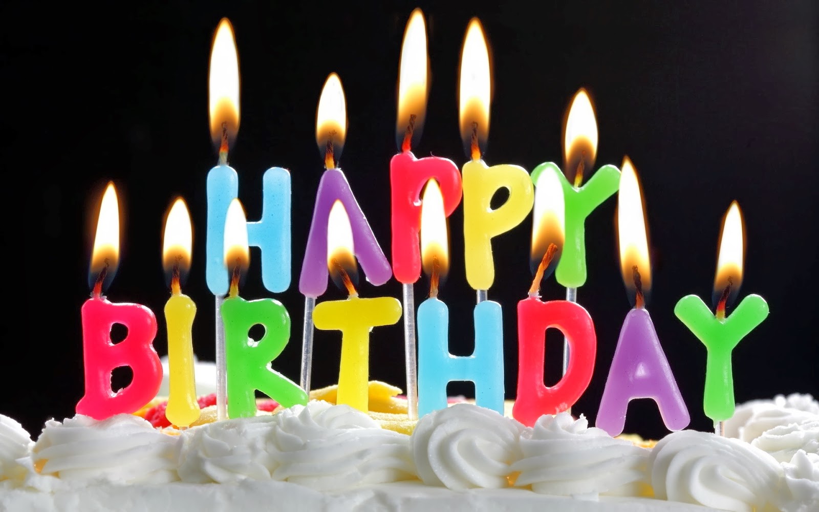 Happy Birthday Cake with Candles HD Wallpapers Blog