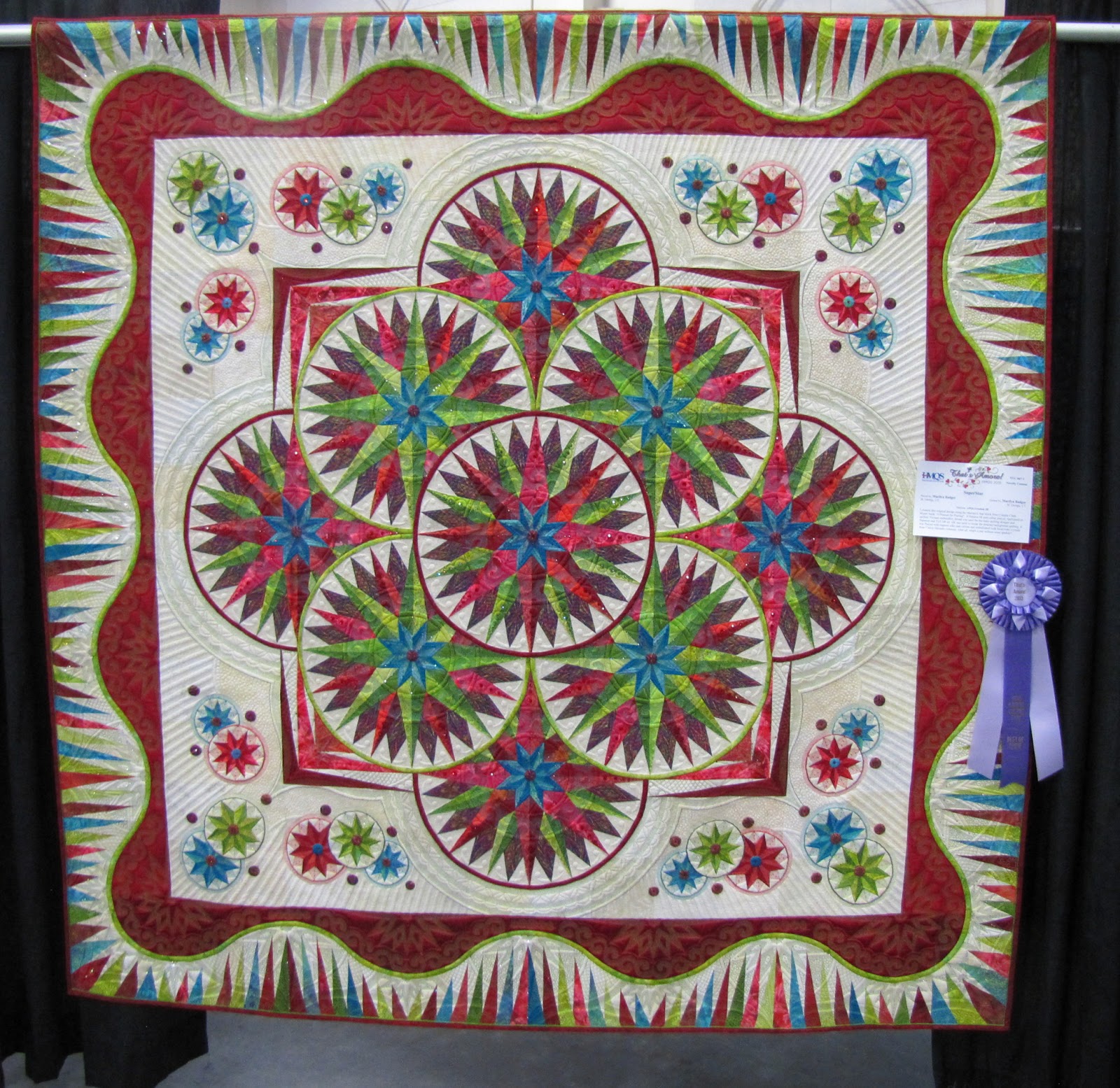 Bountiful Heirlooms Home Machine Quilting Show 2013