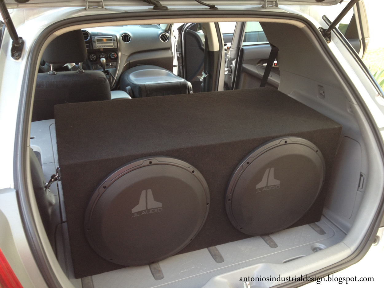 toyota matrix subwoofer enclosure