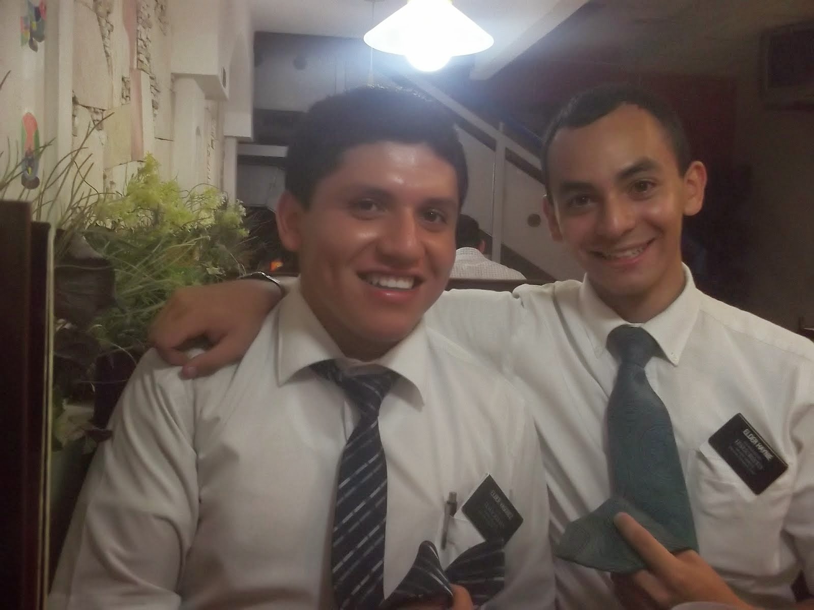 Elder Haynie and Elder Vasquez