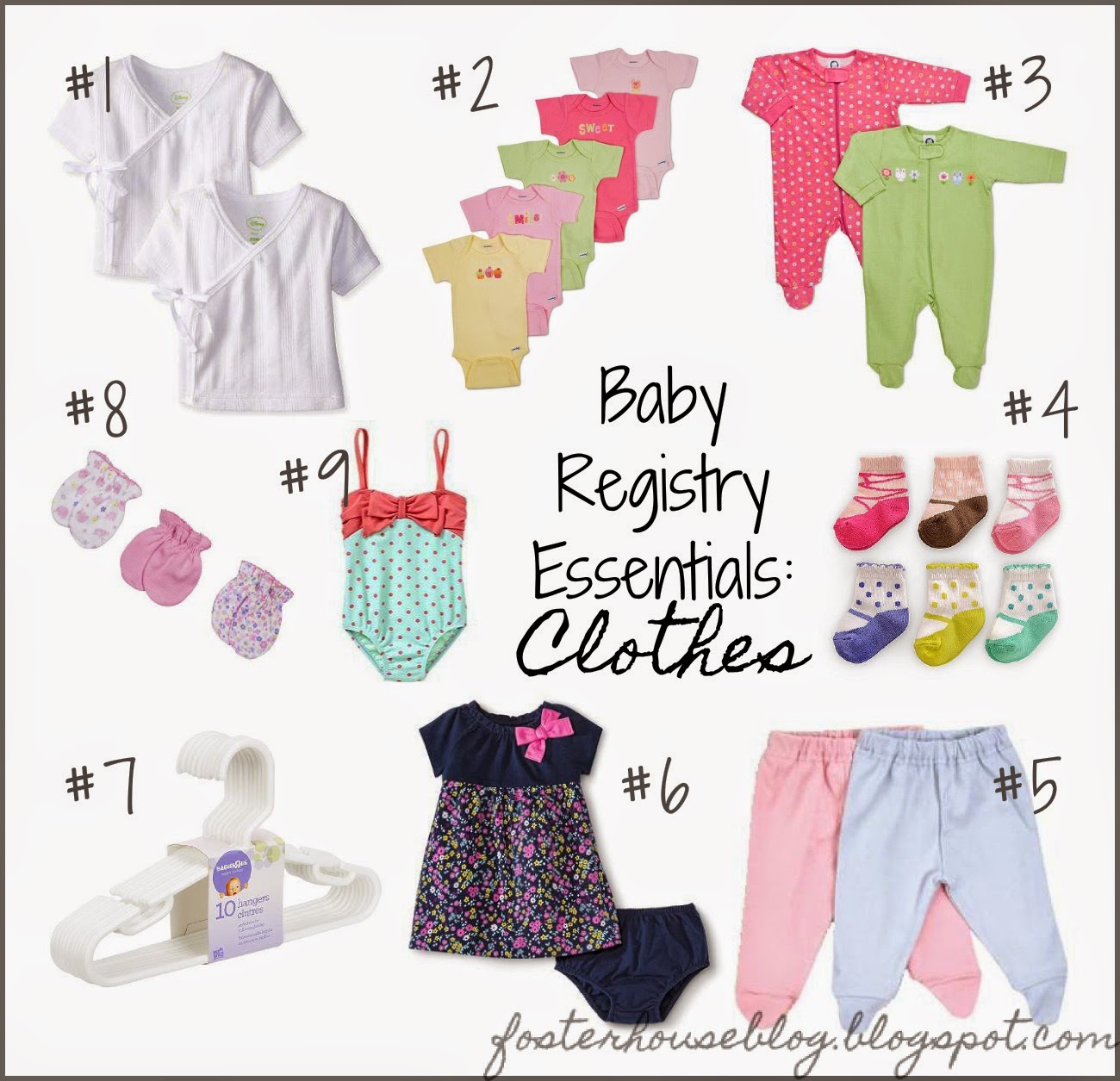 Foster House Baby Registry Essentials Gear for Home