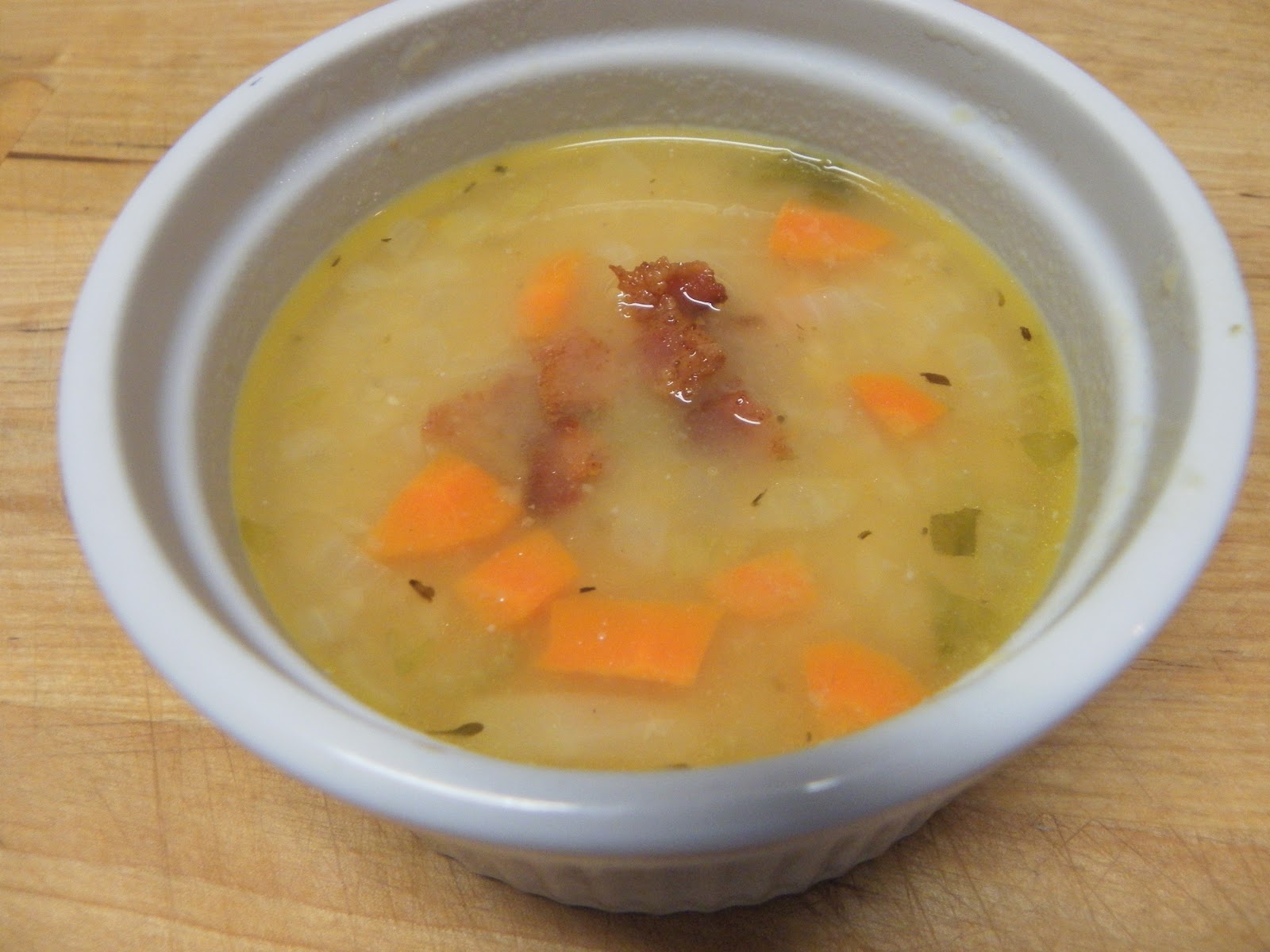 Tracy Cooks in Austin Yellow Split Pea Soup (pressure cooker style)