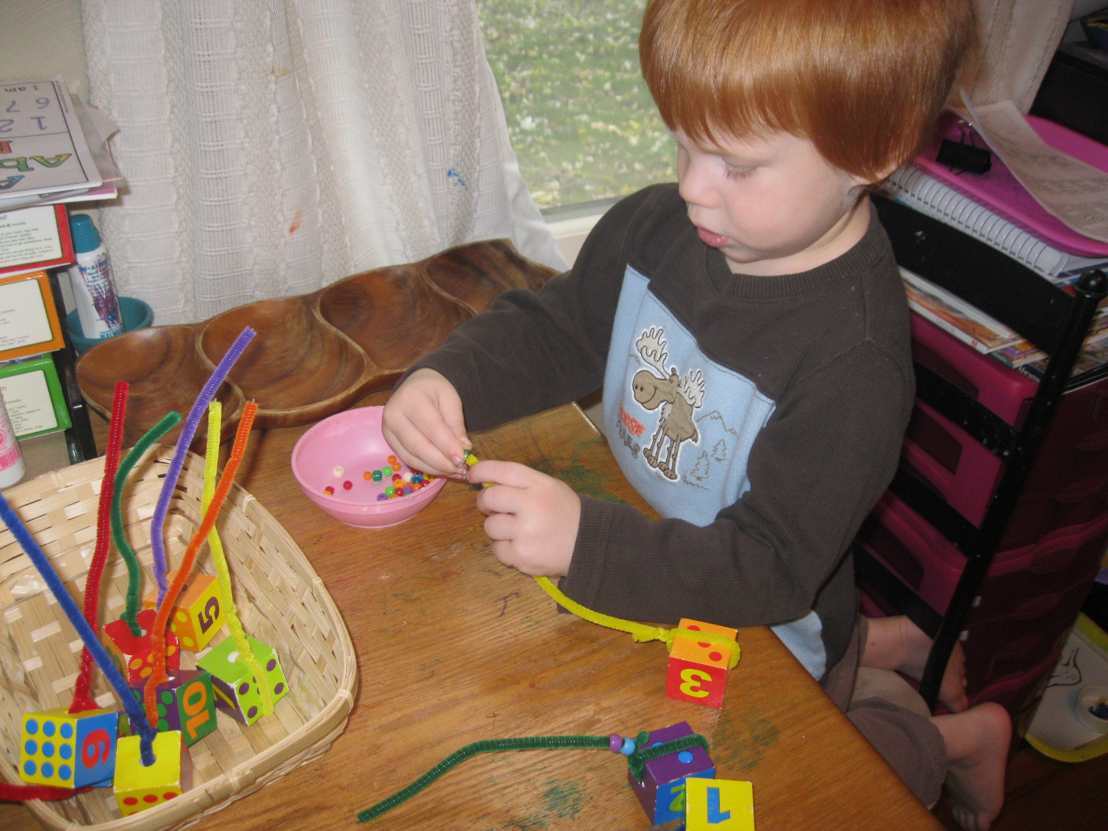 The Preschool Experiment Math Beads