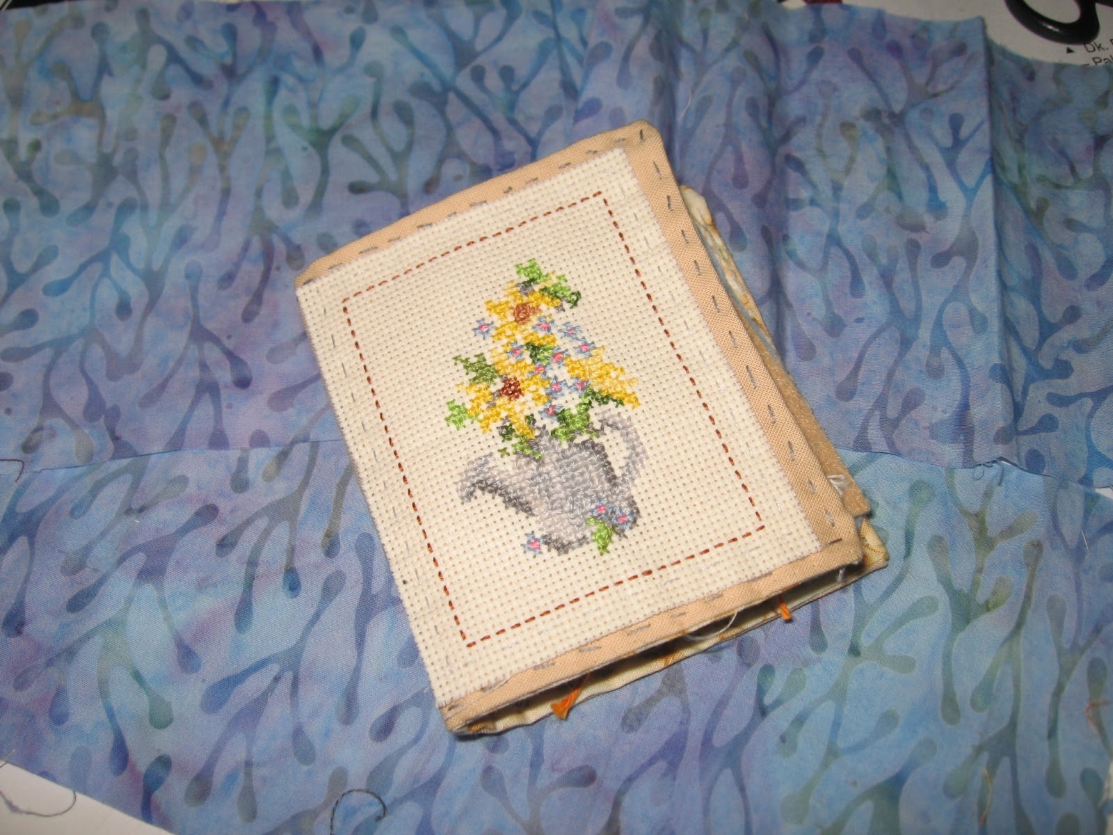 Artistic Endeavors of a Restless Soul Cross stitch book of needles..
