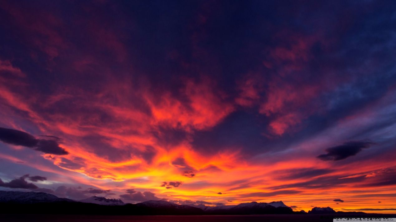 Gold Sunset Sky HD desktop wallpaper Widescreen High Gold Sunset Sky HD desktop wallpaper Widescreen High