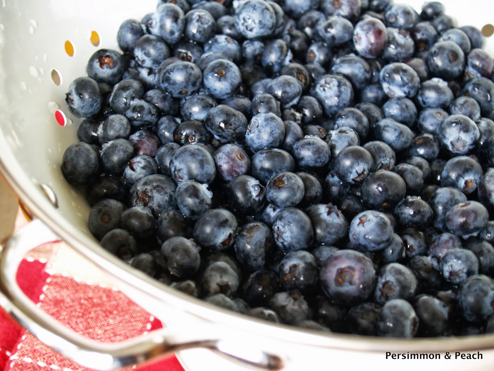 Persimmon and Peach Spiced Blueberry Honey Jam