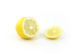 A zesty cut lemon!  Yummy!