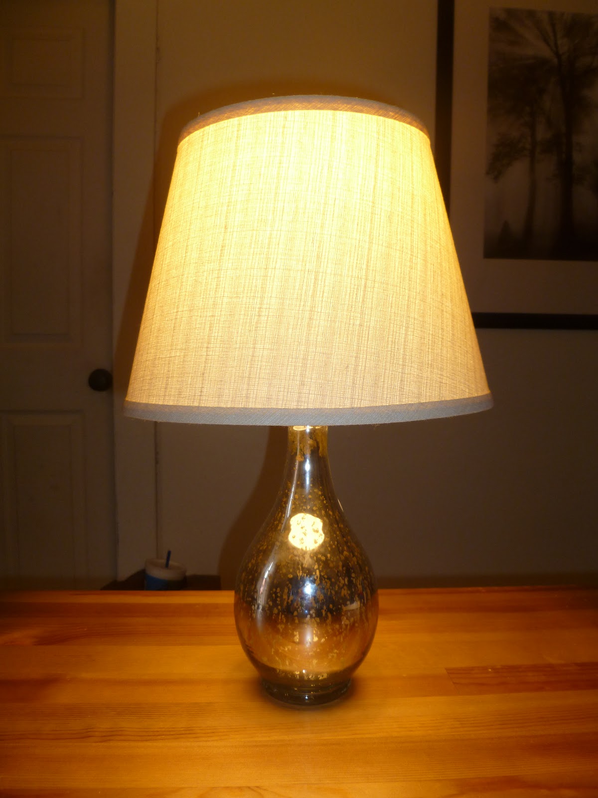 Crafty Betties DIY Restoration Hardware Mercury Glass Short Table Lamp