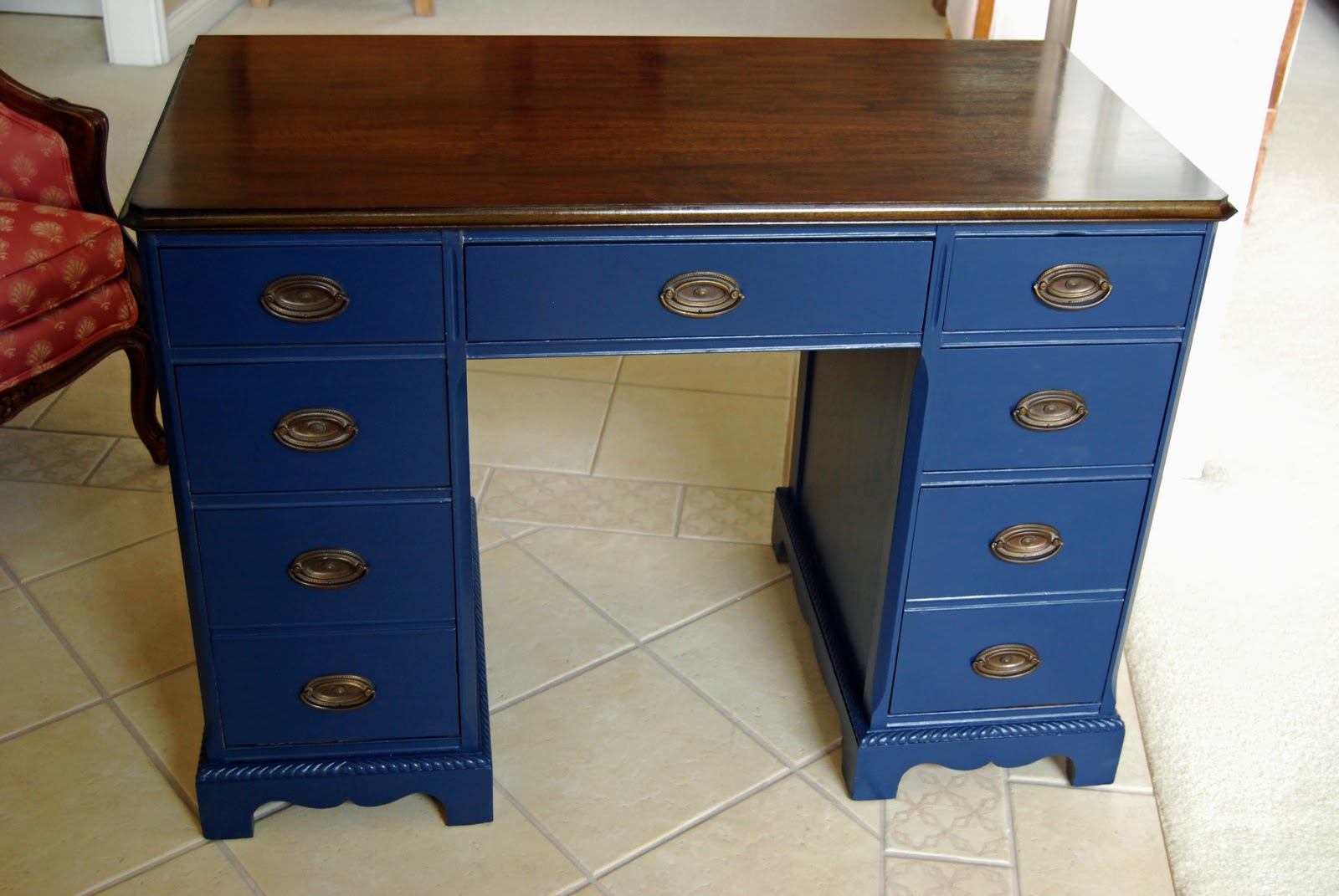 Blue Desk