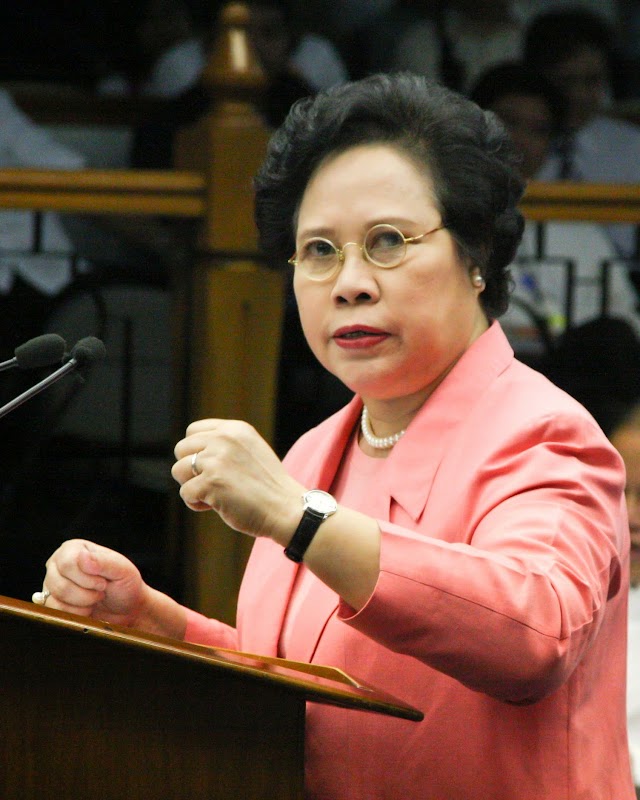 Senator Miriam Defensor-Santiago's Privilege Speech