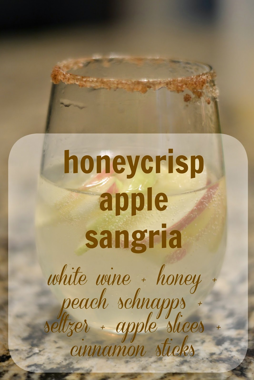 Honeycrisp Apple Sangria {Revisited} A. Liz Adventures Bloglovin’
