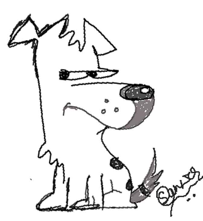 Shahzad Graphics & Sketches: Sketch of an animal cartoon