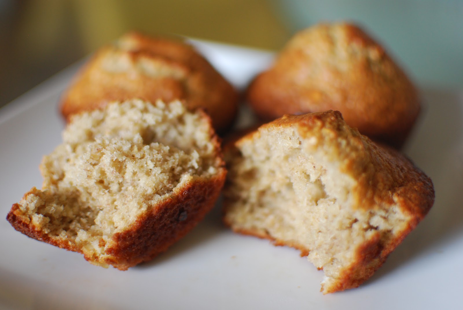 Simply Pinspirational No Flour Banana Oatmeal Muffins