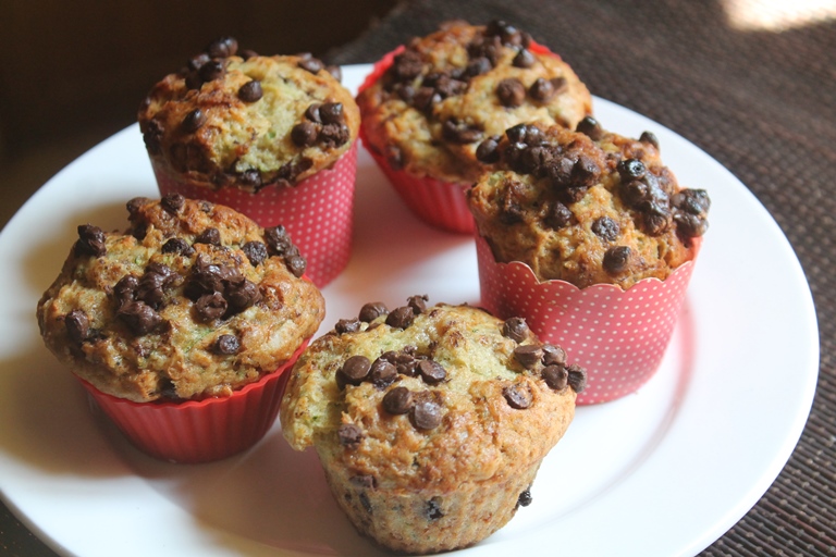 Eggless Zucchini Banana Muffins Recipe Healthy Zucchini Muffins