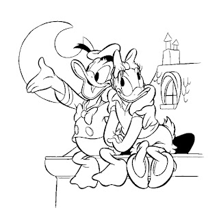 coloring pages donald duck