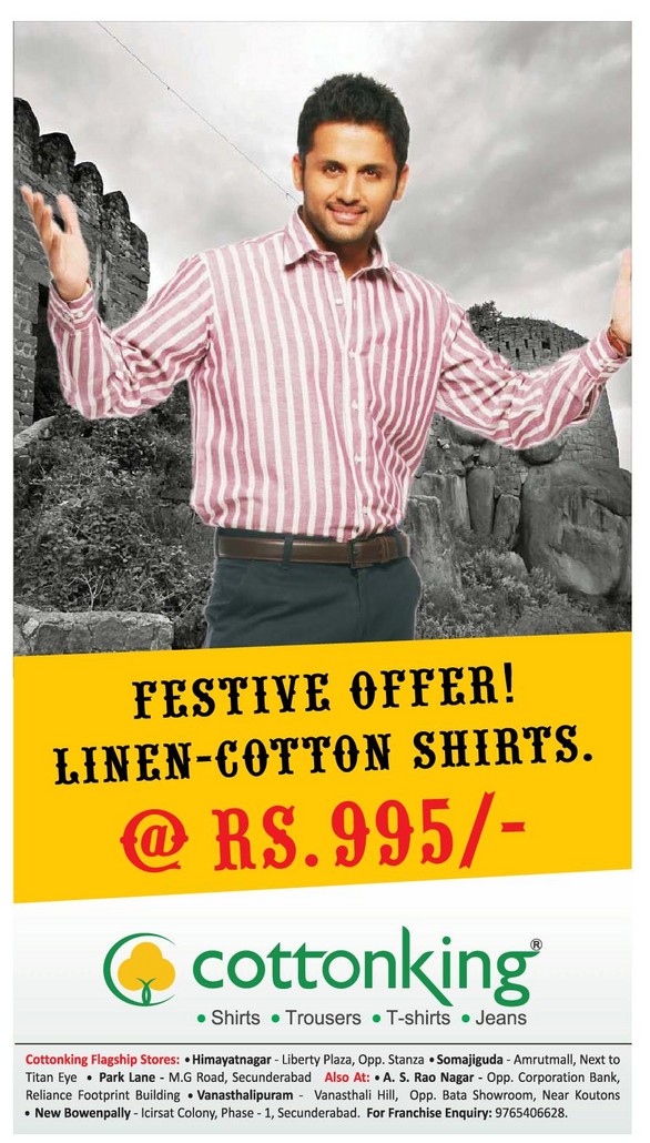 Hero Nitin Advt for CottonKing
