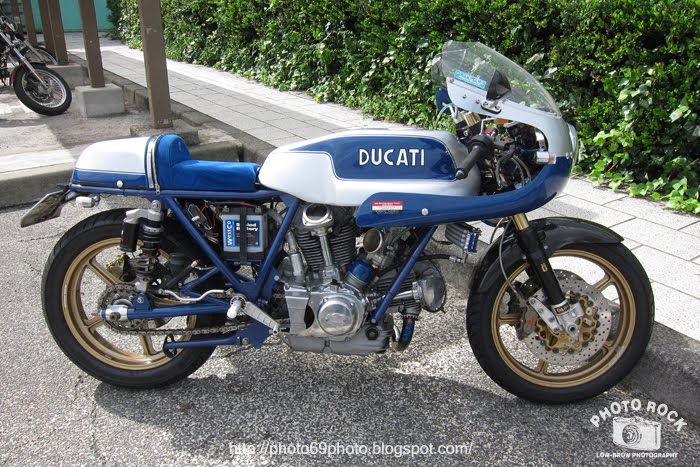 Blue Ducati