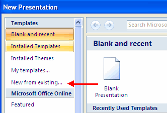 Pelukis Syair 4 Cara Membuat Presentasi Baru Pada Power Point 2007