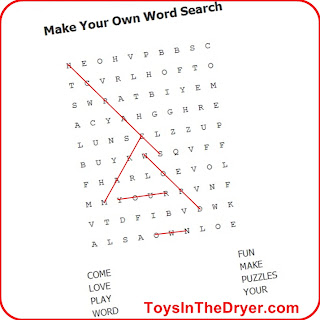 Make your own word search