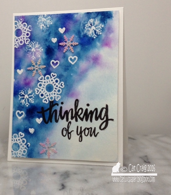 Cat Luvs Paper: Thinking of you