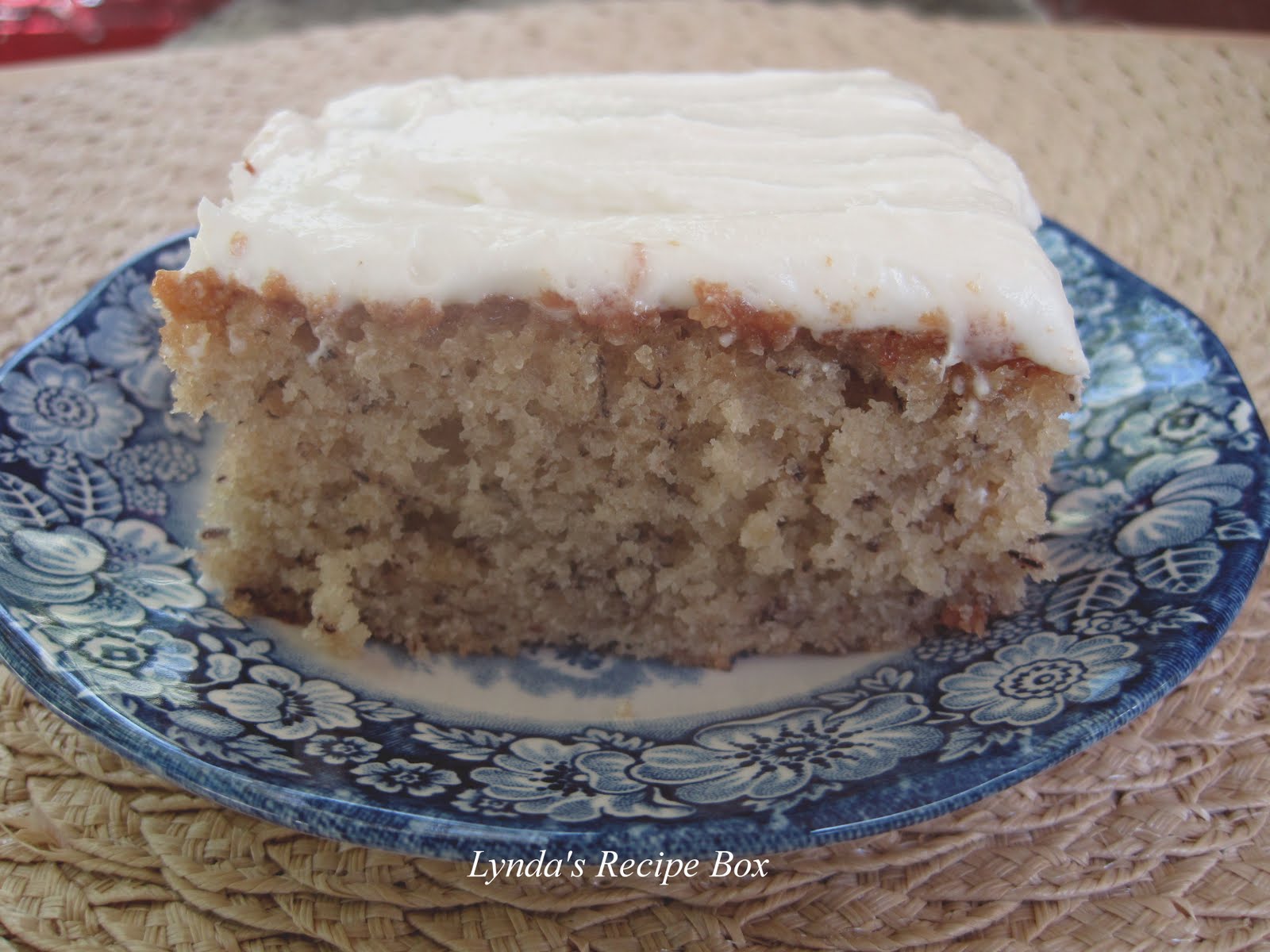 BANANA CAKE with CREAM CHEESE FROSTING BANANA CAKE with CREAM CHEESE FROSTING
