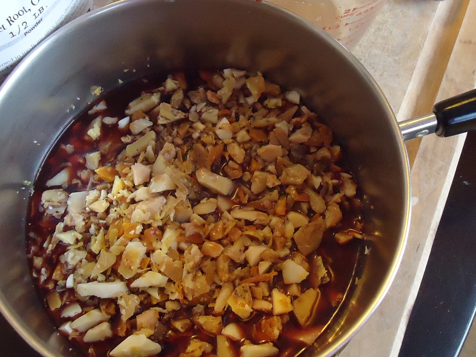 It's Not Weird to Have a Tub of Leftover Soap Scraps {Recyled Soap