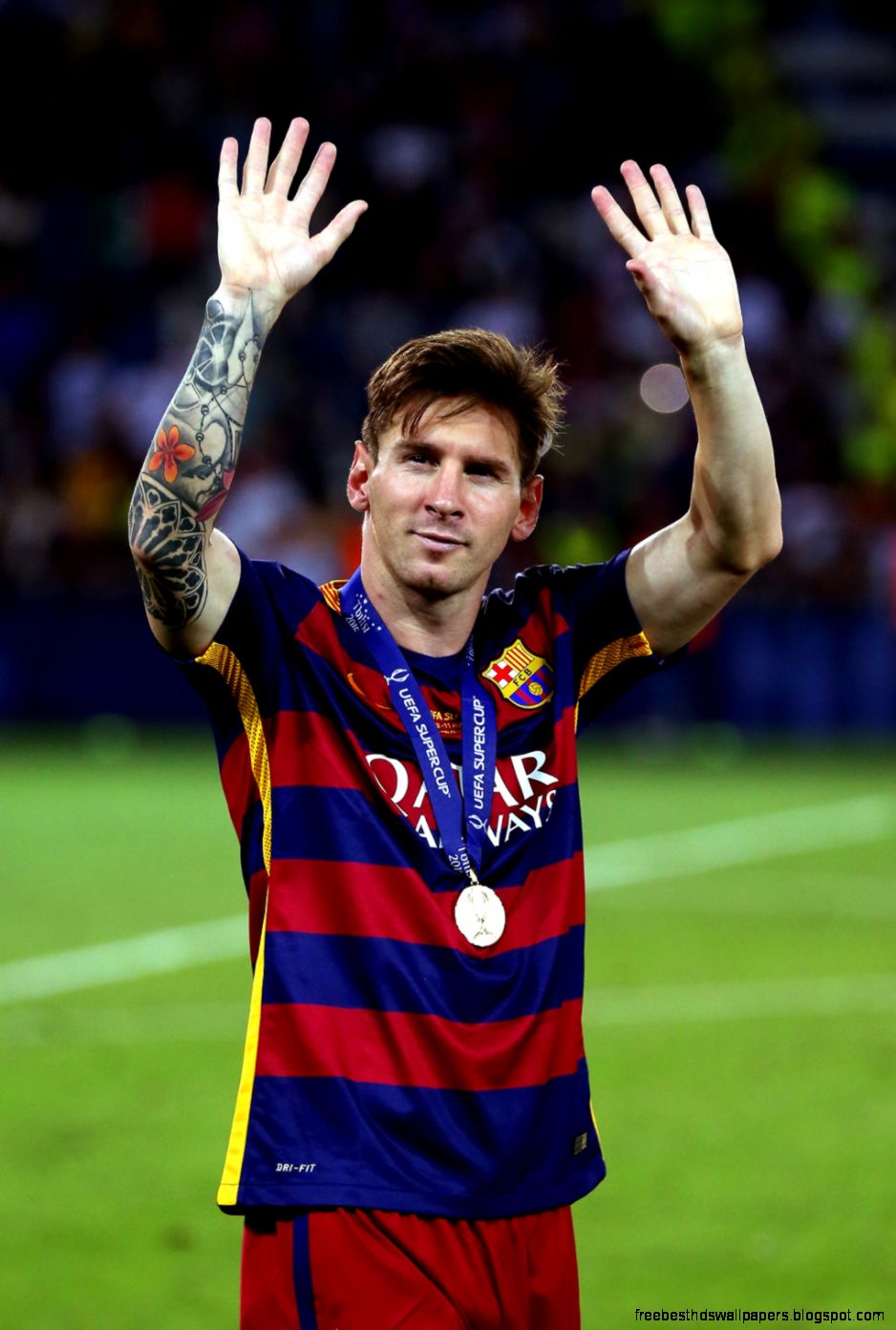 Lionel Messi helps Barcelona beat Sevilla 5 4 in UEFA Super Cup Lionel Messi helps Barcelona beat Sevilla 5 4 in UEFA Super Cup