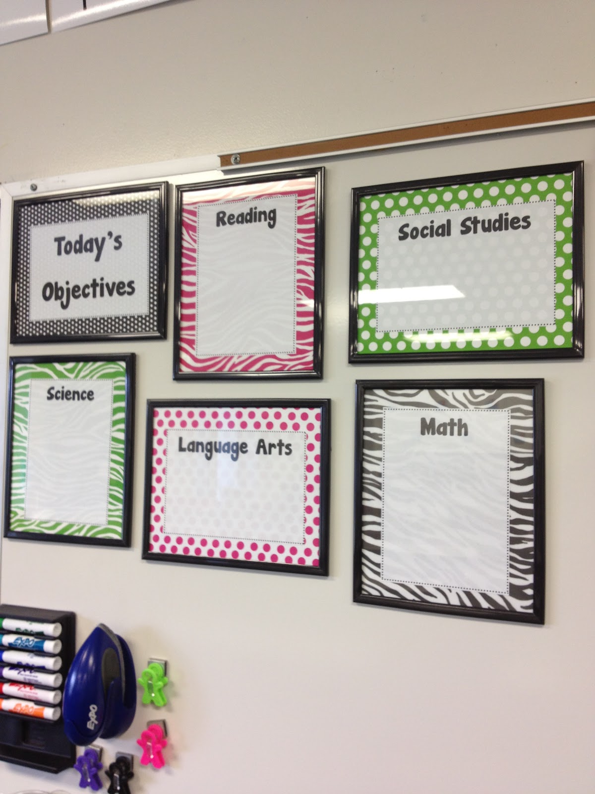 to First Grade Room 5 DIY Learning Target Frames