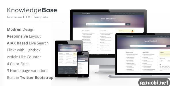 Knowledge Base HTML Template