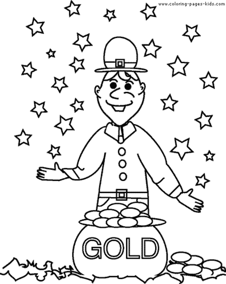 St Patrick's Day Coloring Pages title=