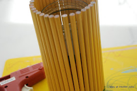 pencil vase from a jar