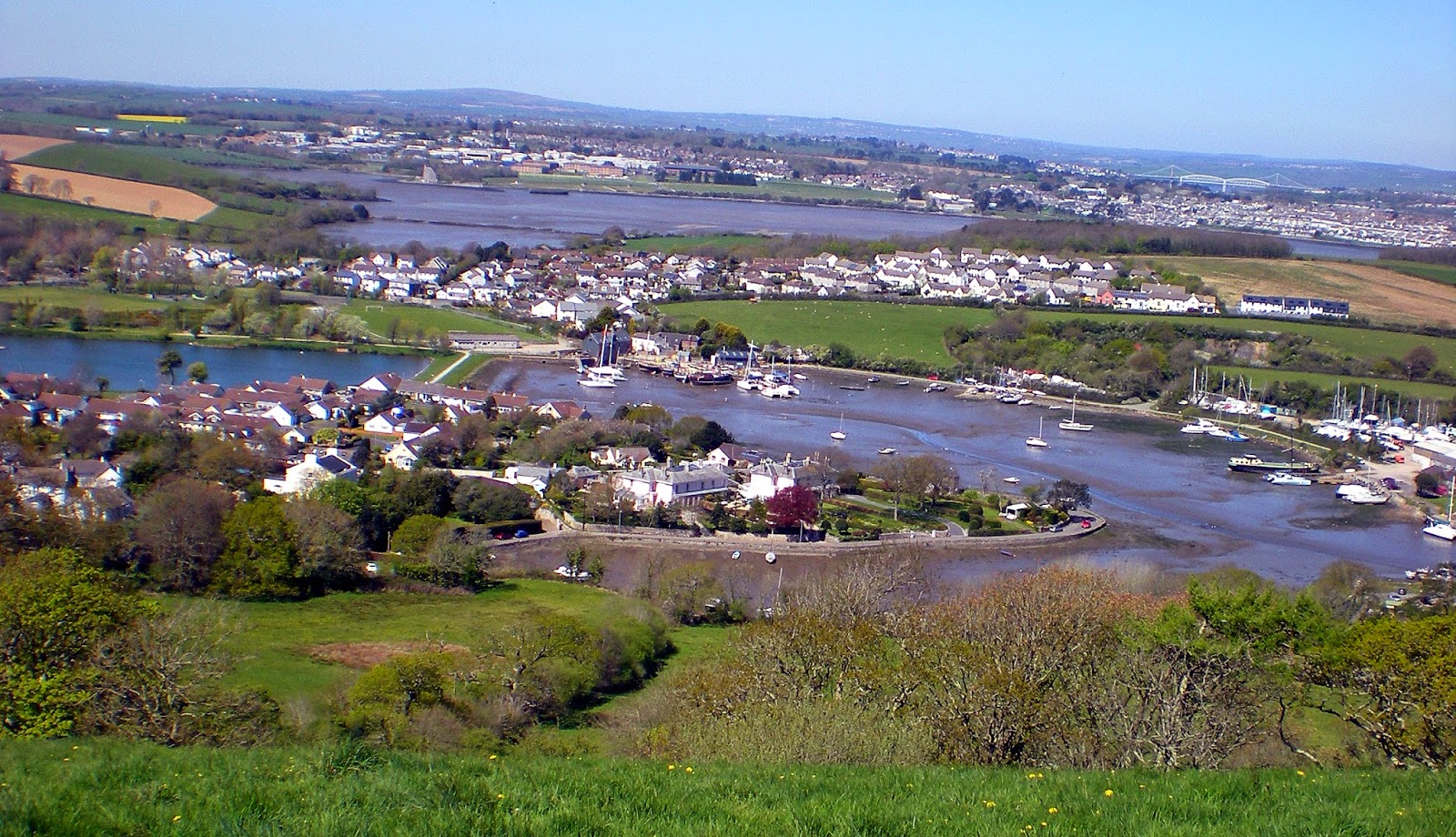 Plymouth Daily Photo A tidal creek in the estuary of the River Tamar