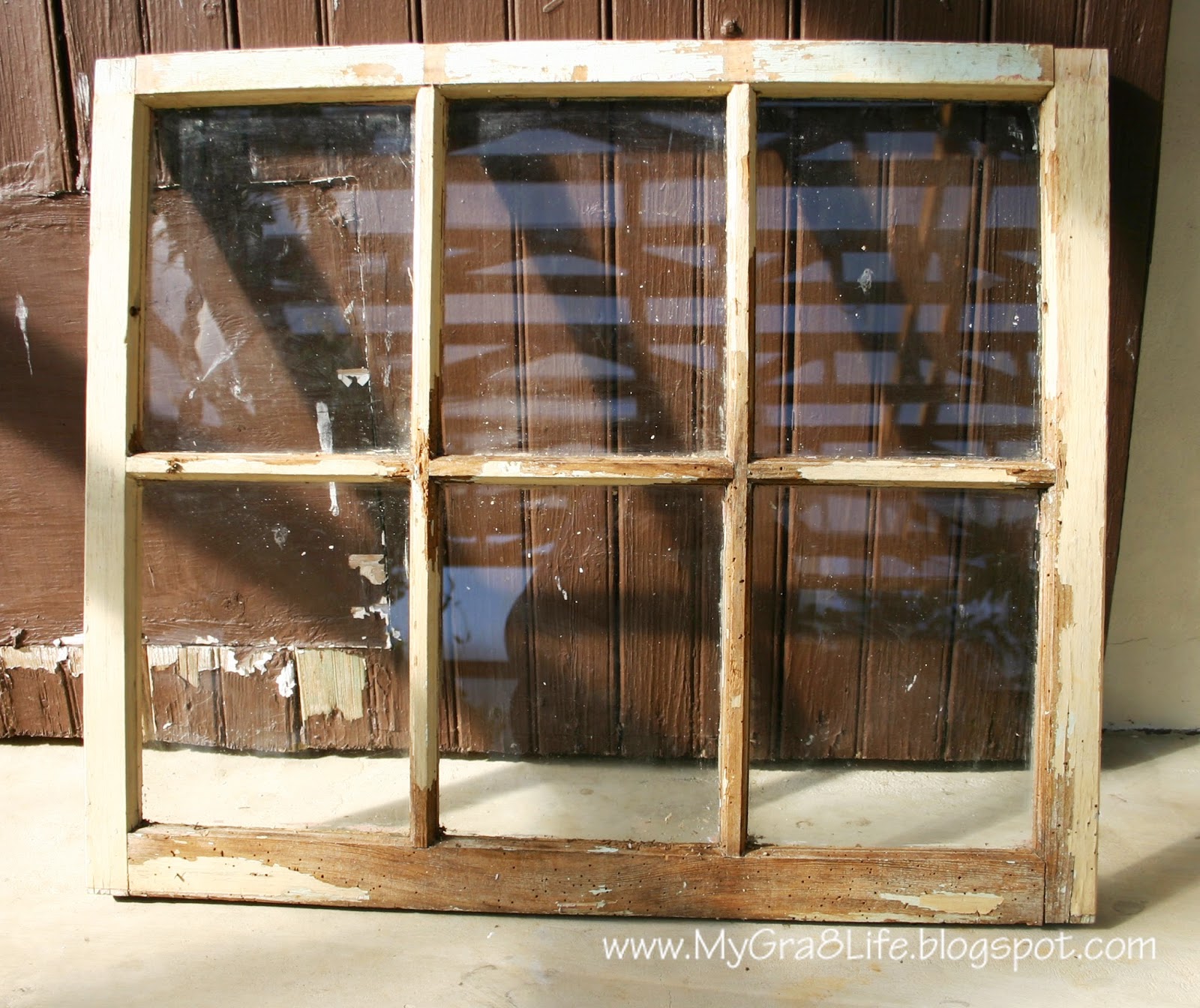 Wood Window Frame Viewing Gallery