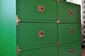Decor Sanity Envy Green Campaign Dresser