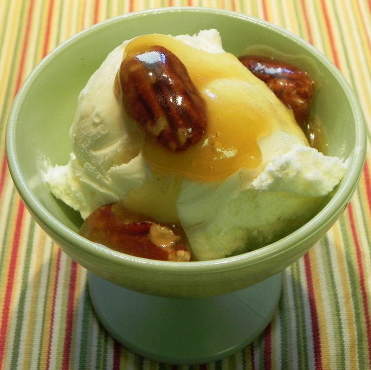 The Iowa Housewife Toasted Pecan Ice Cream Sauce
