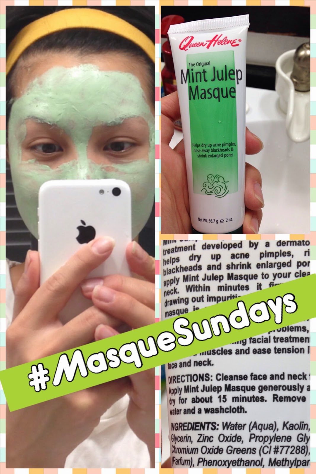 MasqueSundays Queen Helene Mint Julep Masque