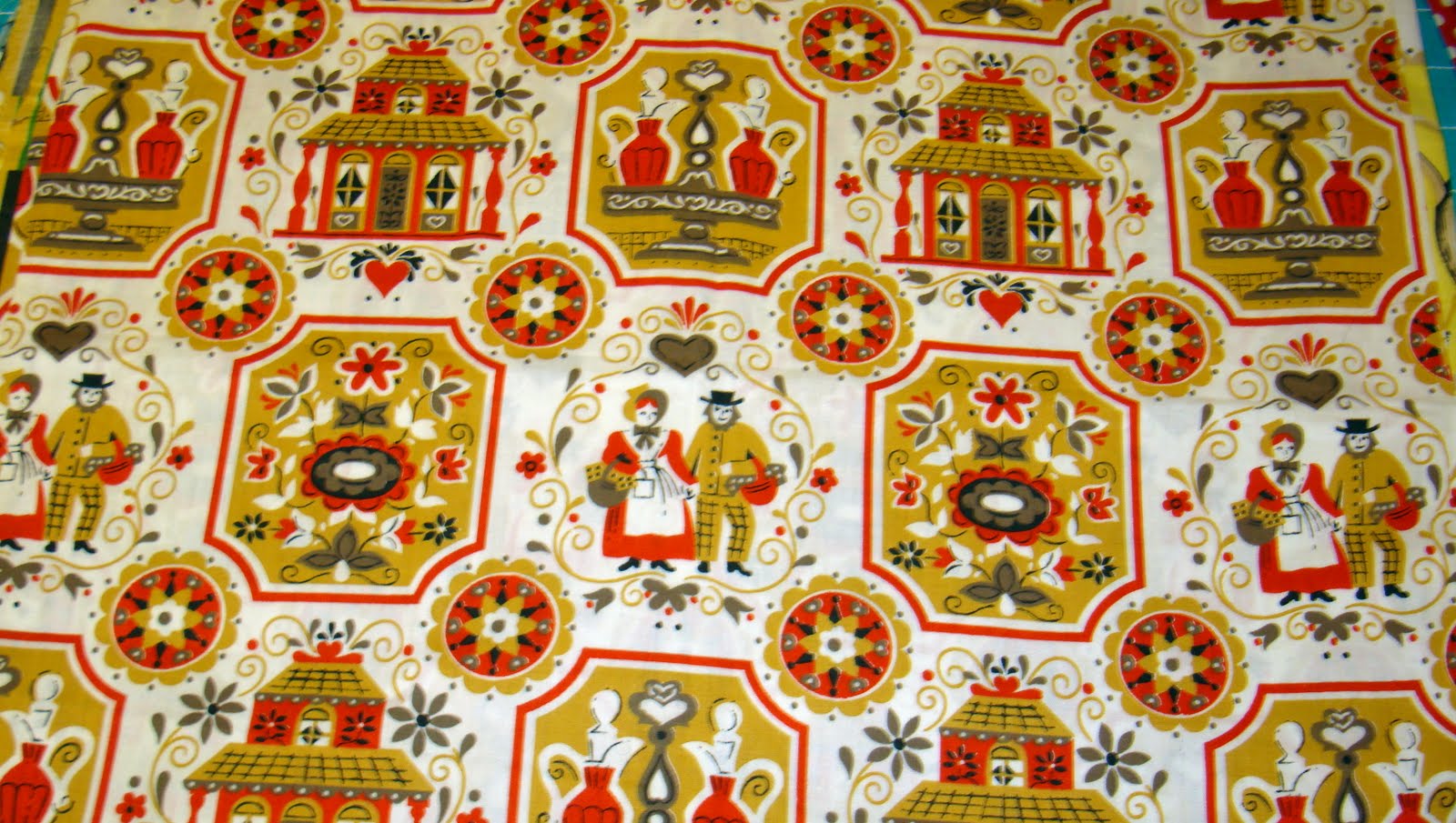 Fabric Friday - Vintage Kitchen - Freda's Hive