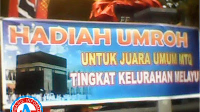 Juara Umum MTQ Kelurahan Melayu Kantongi Tiket Umrah