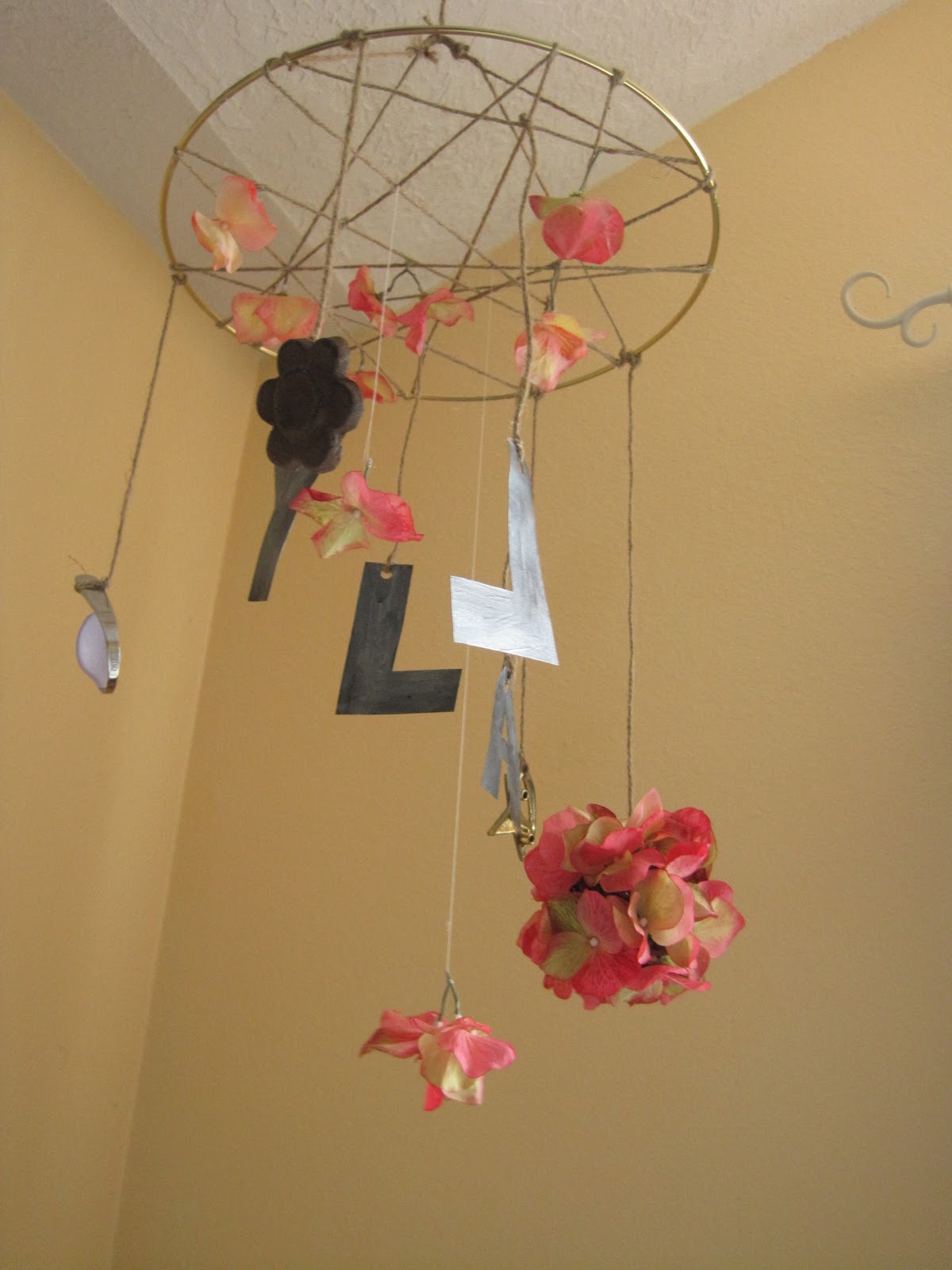 DIY mobile for my baby girl...A tutorial Fabulously Flawed