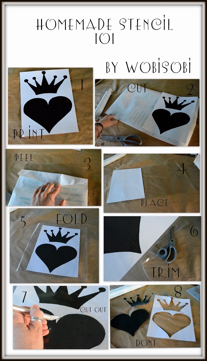 WobiSobi Homemade Stencil 101