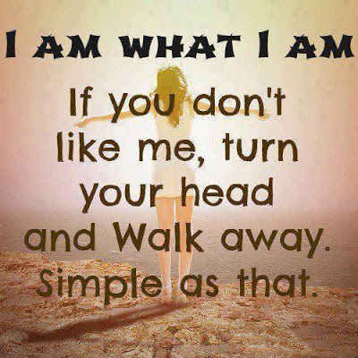 I am what i am if you don't like me | Quotes and Sayings