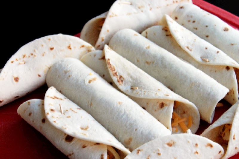 Creole Contessa Quick and Easy Roasted Chicken Flautas with Bacon