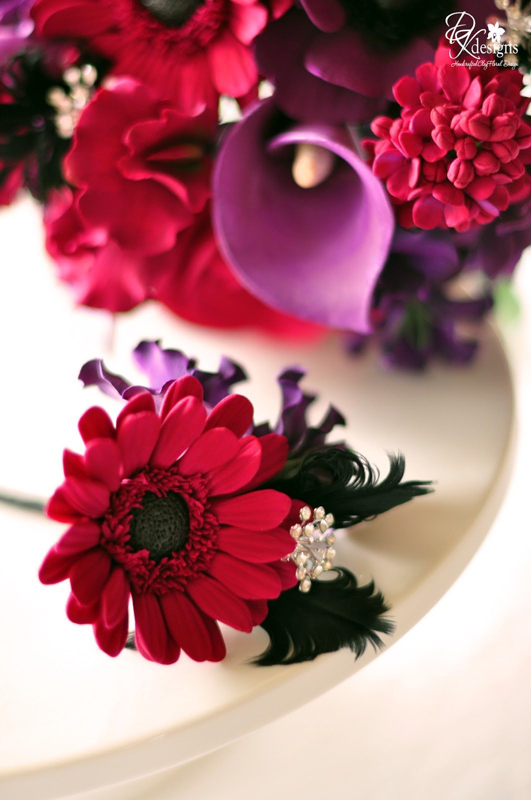 DK Designs 1920s Vintage Glam Inspired Wedding Flowers