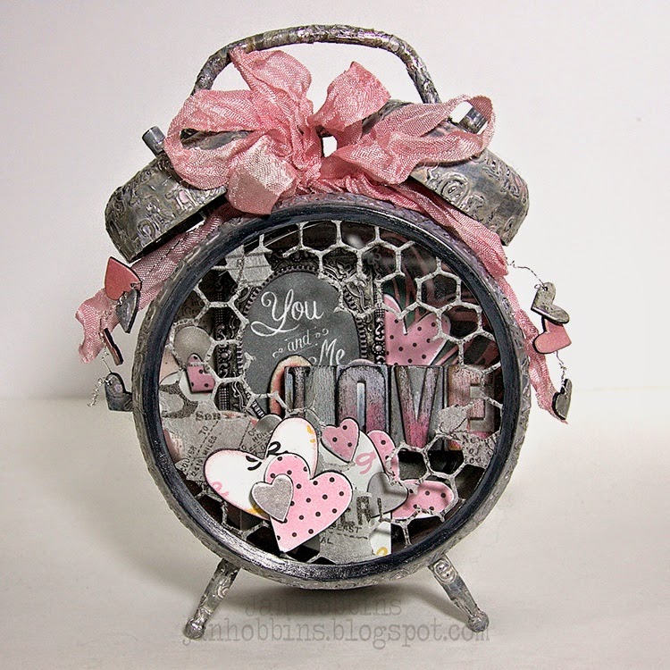 SIZZIX TUTORIAL TIM HOLTZ ALTERED CLOCK In My Own Imagination